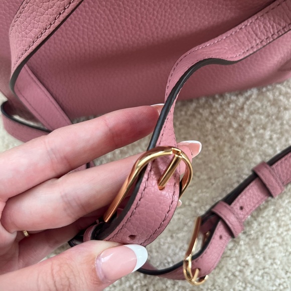 Tory Burch Thea Mini Backpack in Pink Magnolia - NWT - Picture 6 of 8